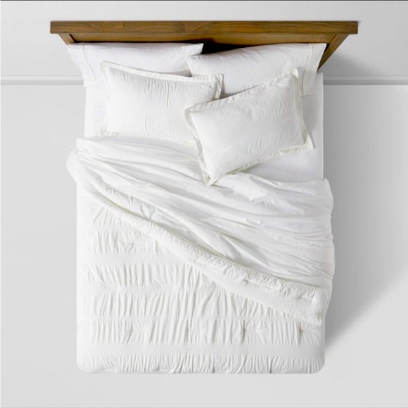 Threshold Bedding White Comforter Set Queen Poshmark